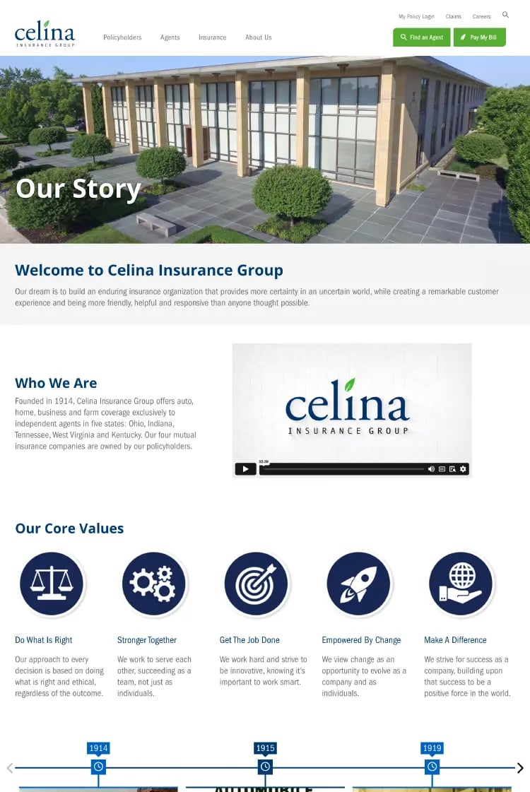 Celina Insurance Group website