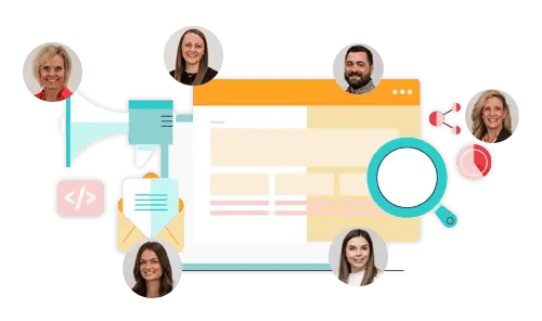 pictures of people to represent expertise