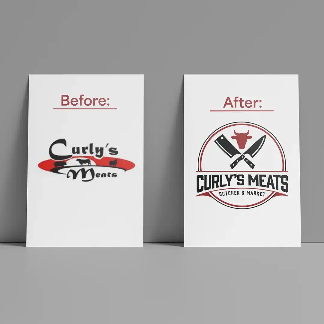 Curlys Meats - Branding