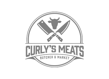 Curly's Custom Meats logo