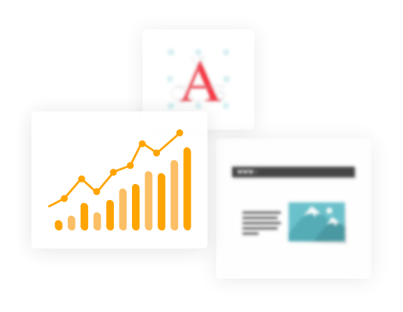 graphic of charts representing focus