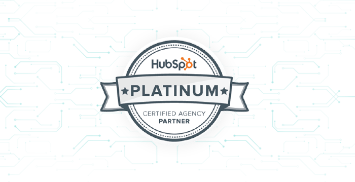 HubSpot Platinum partner badge