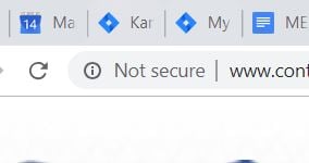 Not Secure Site