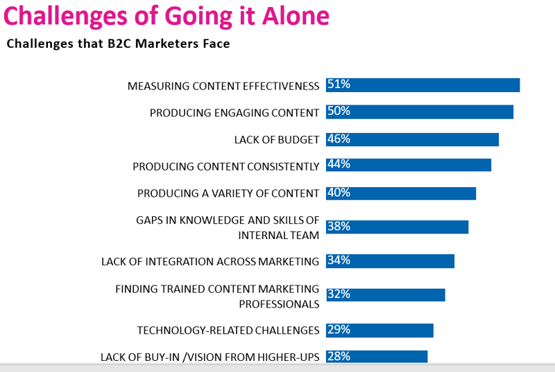 challenges of going it alone B2C