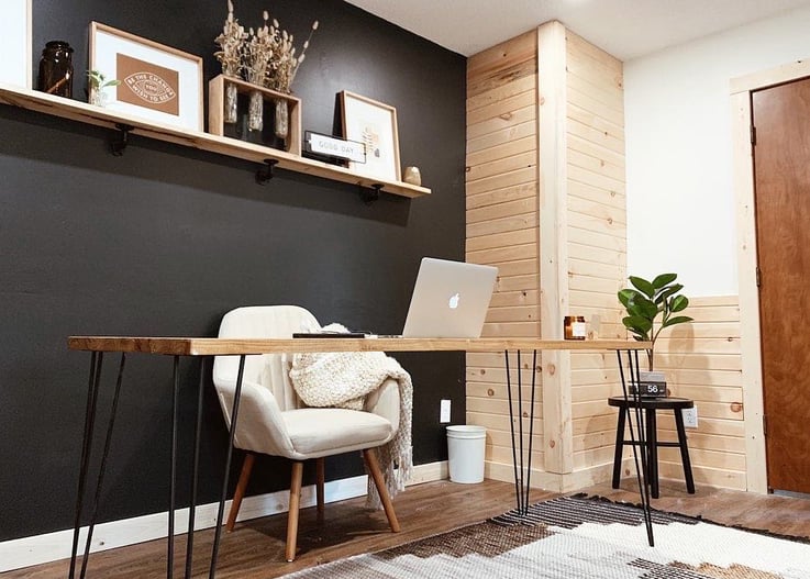 Brooke, brand and design strategist workspace