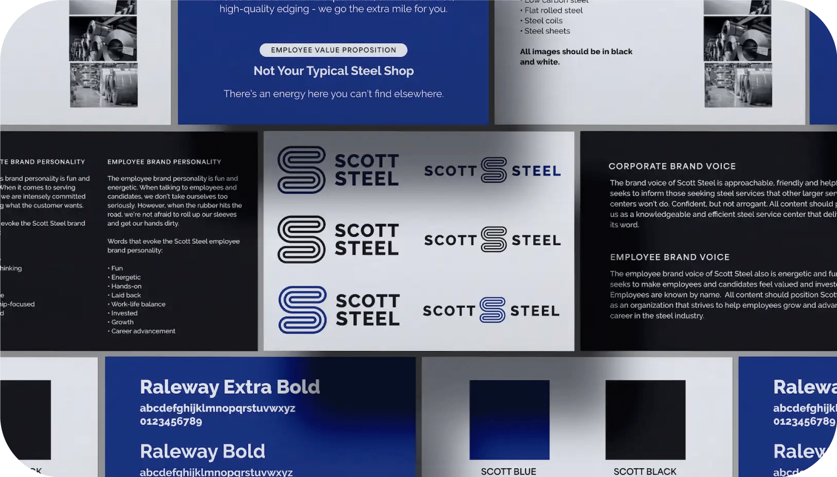 Scott Steel branding