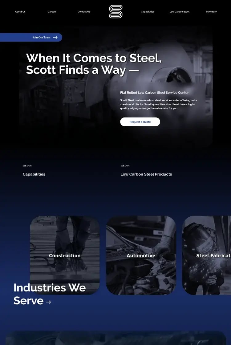 Scott Steel home page