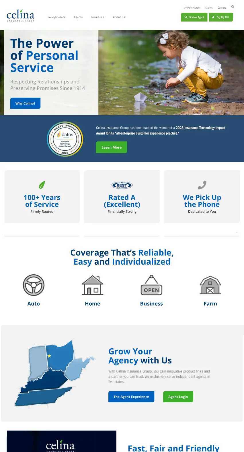 Celina Insurance Group website