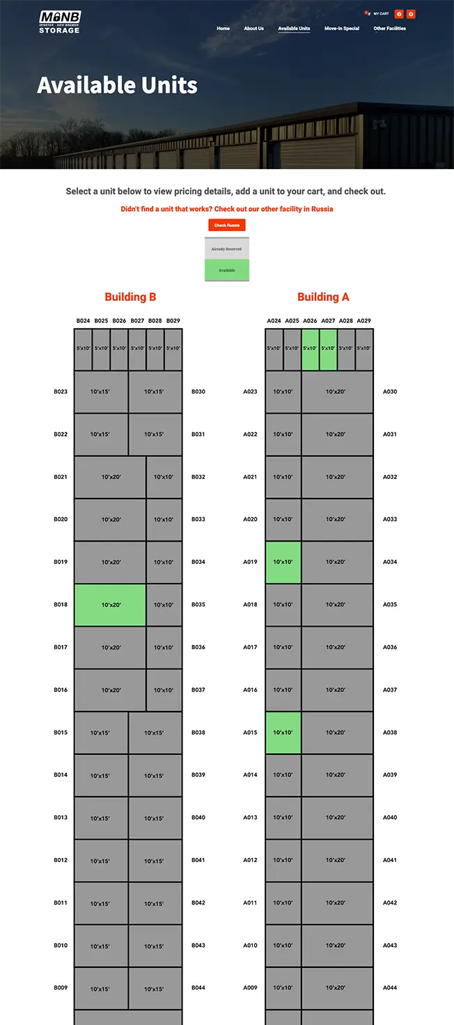 Minster New Bremen Storage Website 2