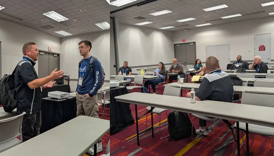Tyler speaking at FabTech 2026
