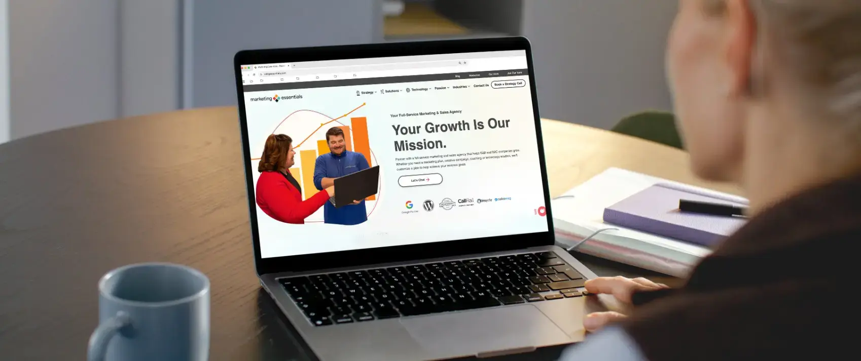 Marketing Essentials Website Homepage