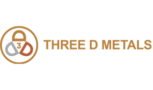 three d metals logo